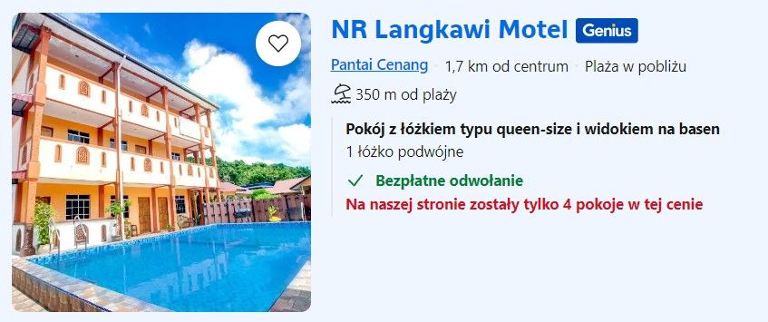 noclegi langkawi malezja