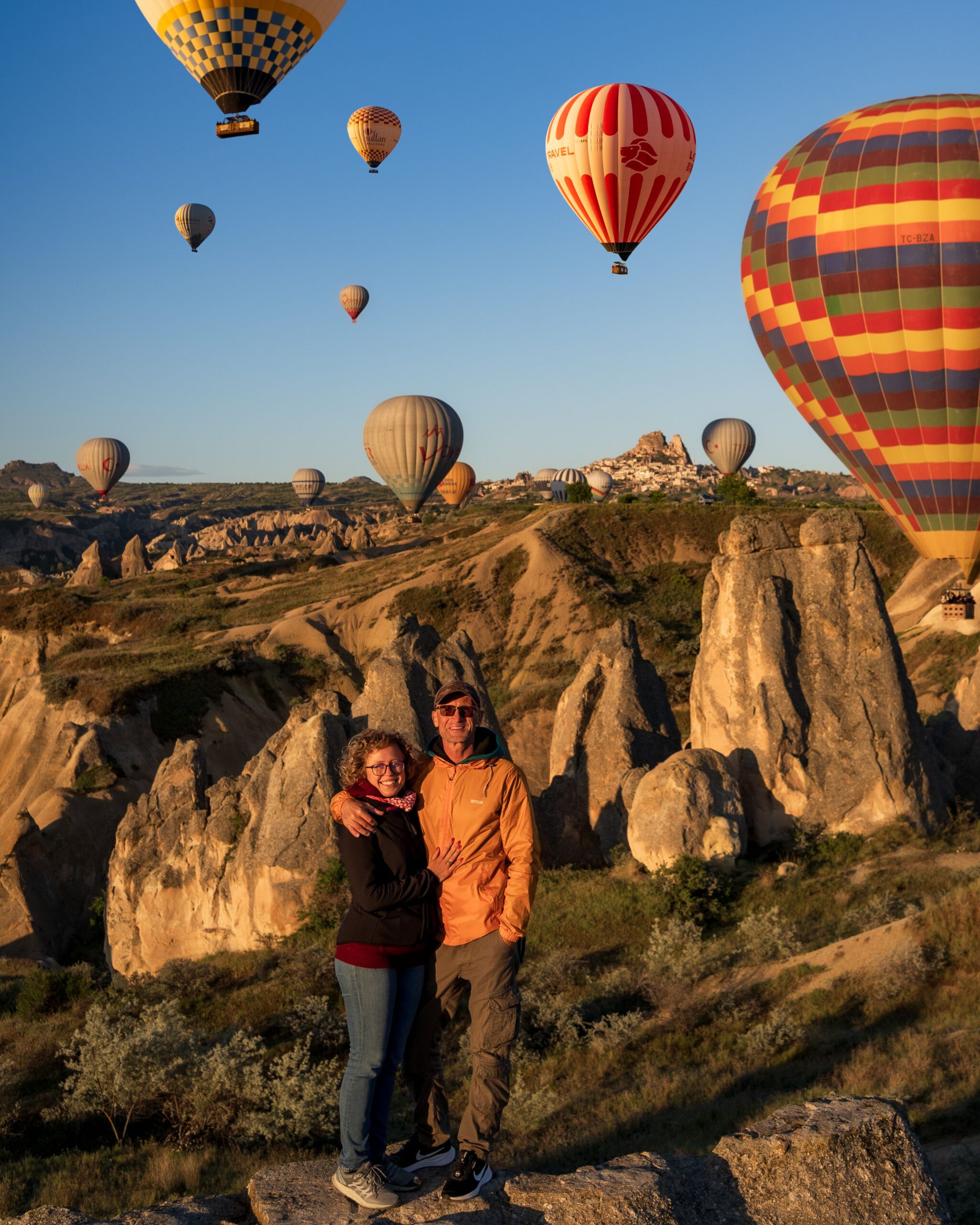 Kapadocja, turcja, balony, uchisar, gorome