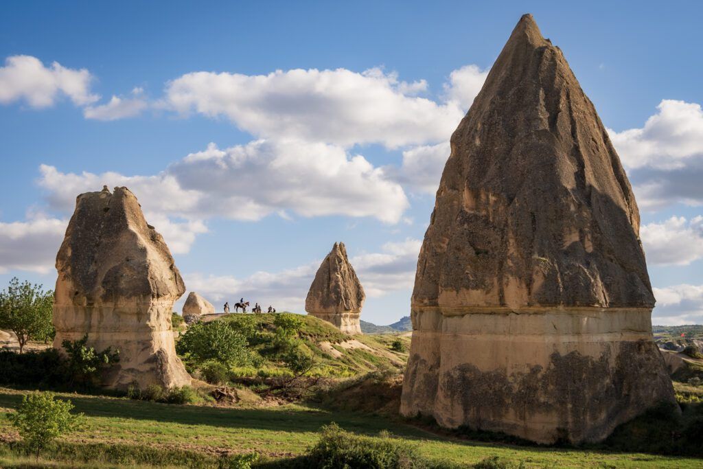 Kapadocja, turcja, balony, uchisar, gorome