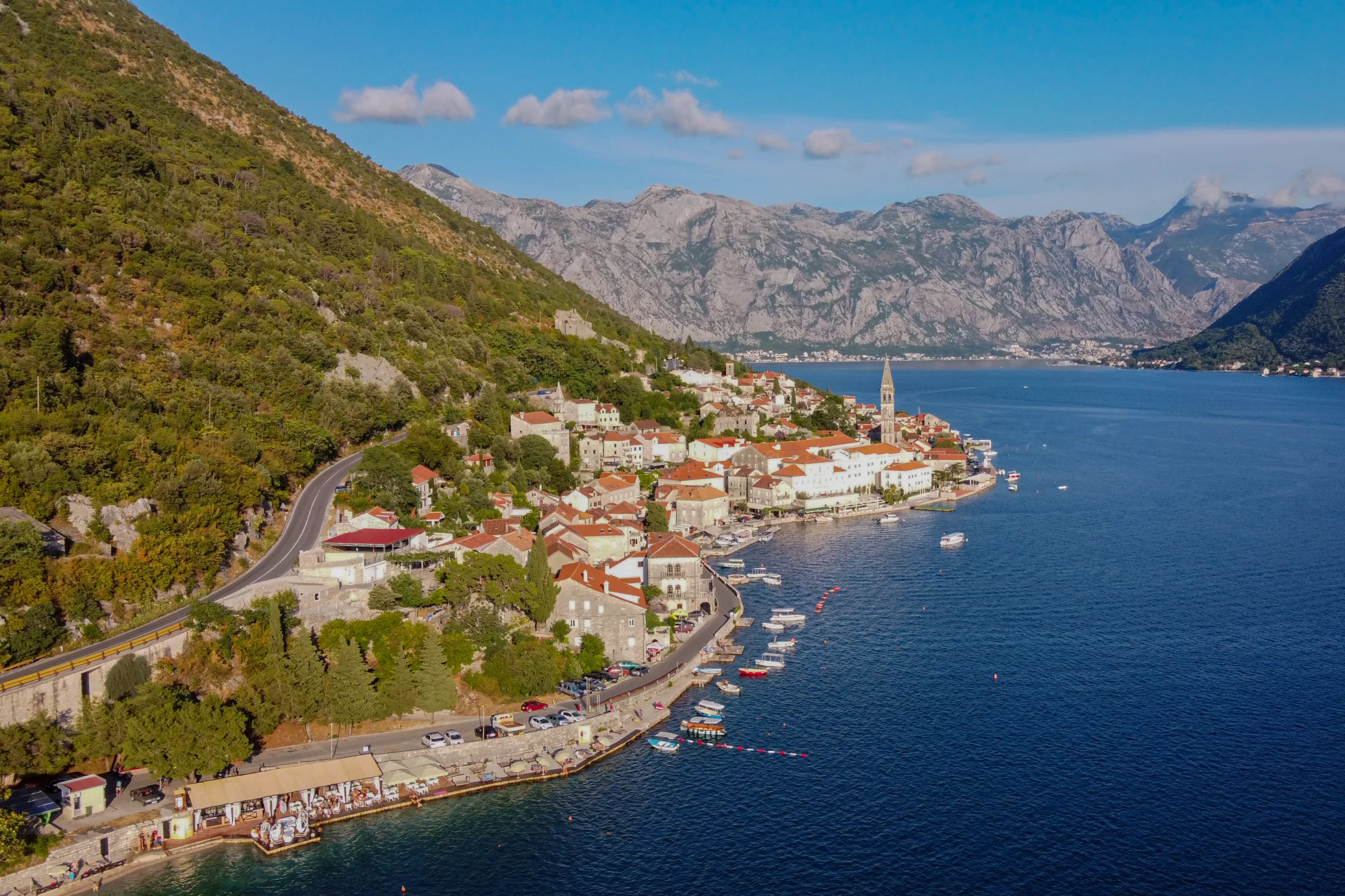 zatoka kotorska, perast, czarnogóra