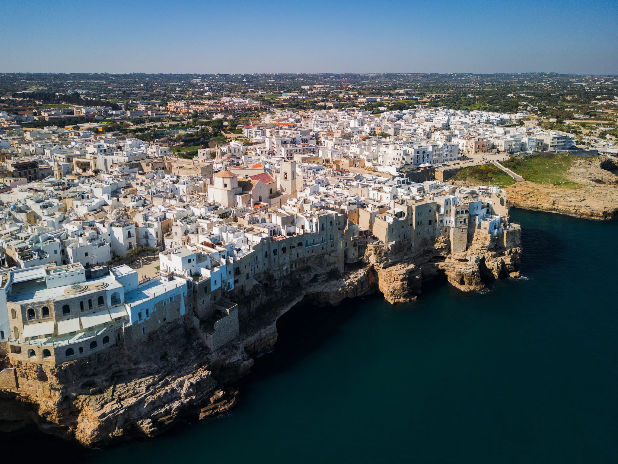 Polignano a Mare klify i stare miasto