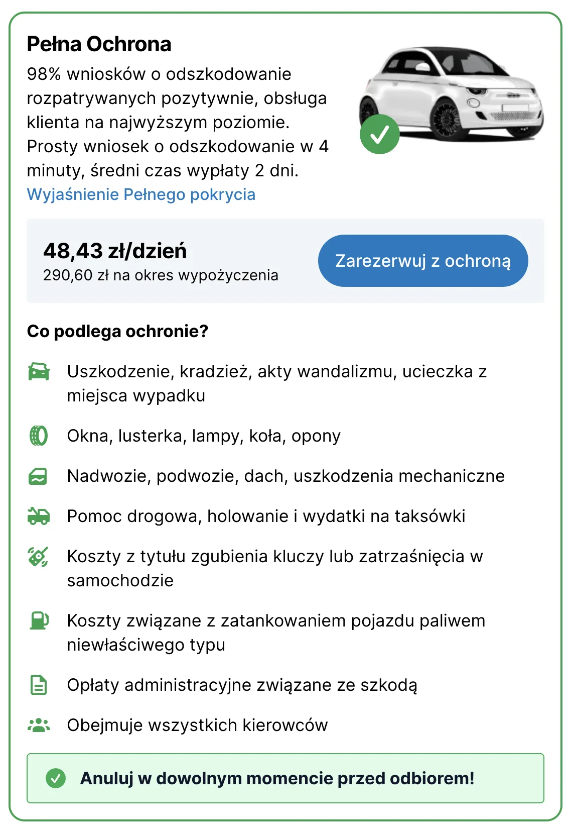 Wynajem auta Chorwacja 2026 – ceny, karta kredytowa i depozyt