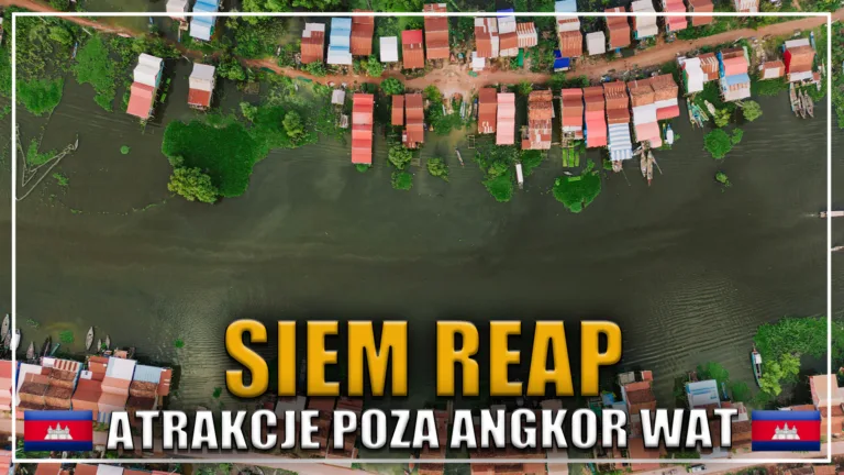 Wioska na wodzie - ujęcie z drona