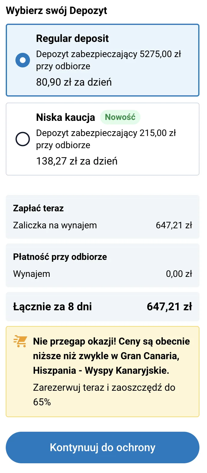 Wynajem auta na Gran Canaria (Wyspy Kanaryjskie) – ile kosztuje?