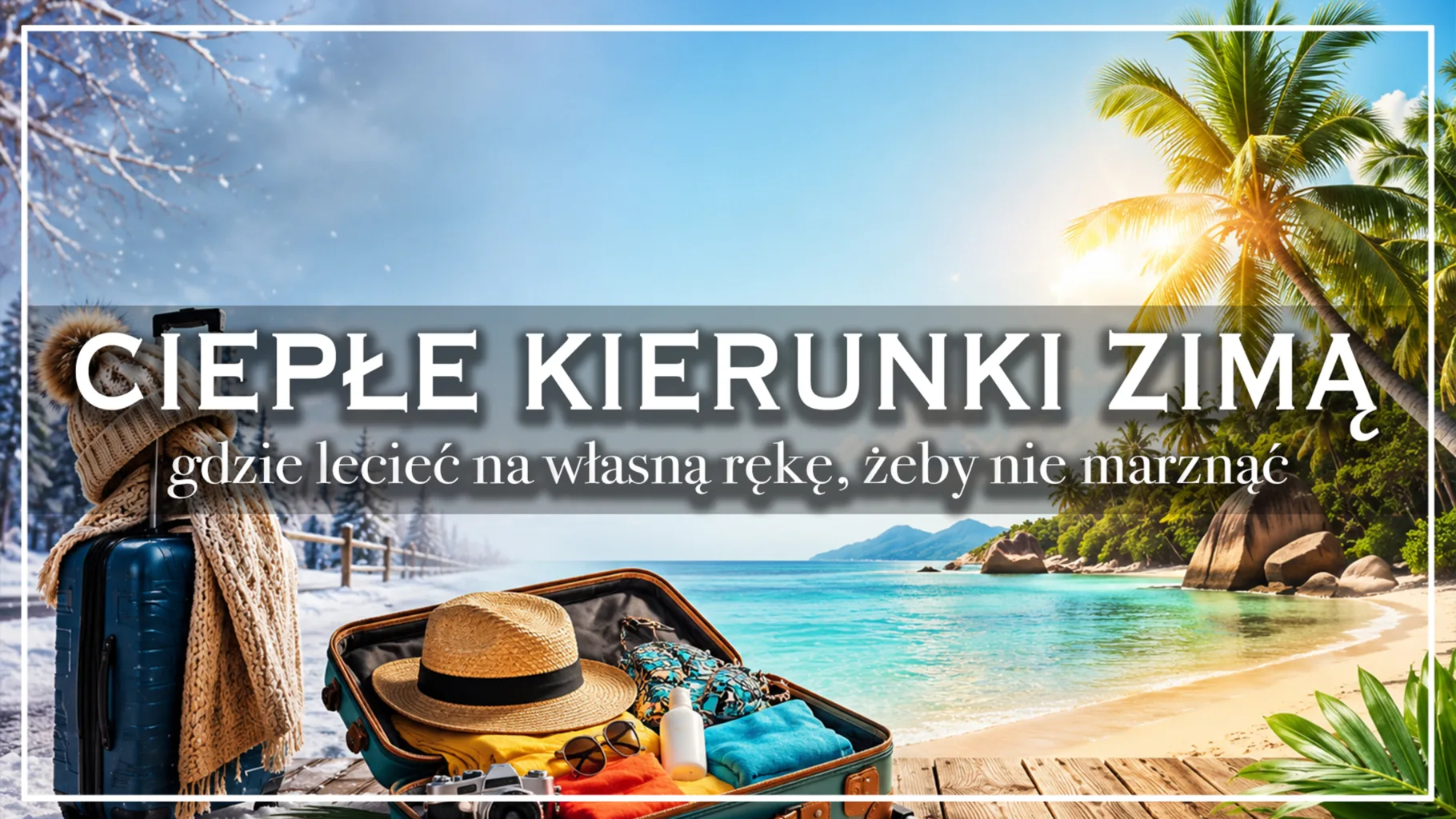 ciepłe kierunki zimą - blog etykietka