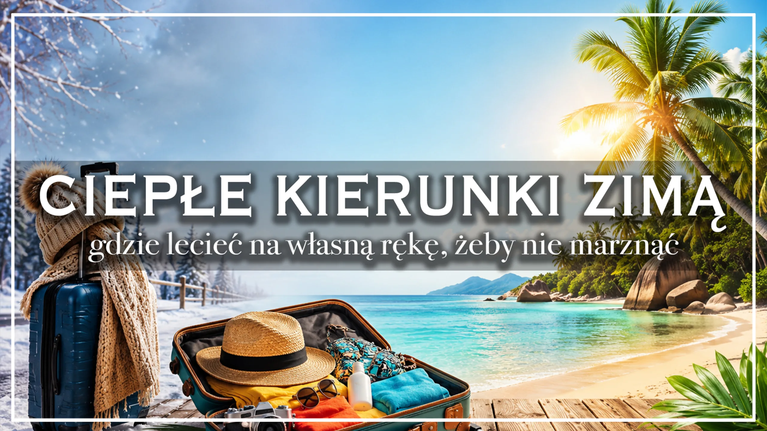 ciepłe kierunki zimą - blog etykietka