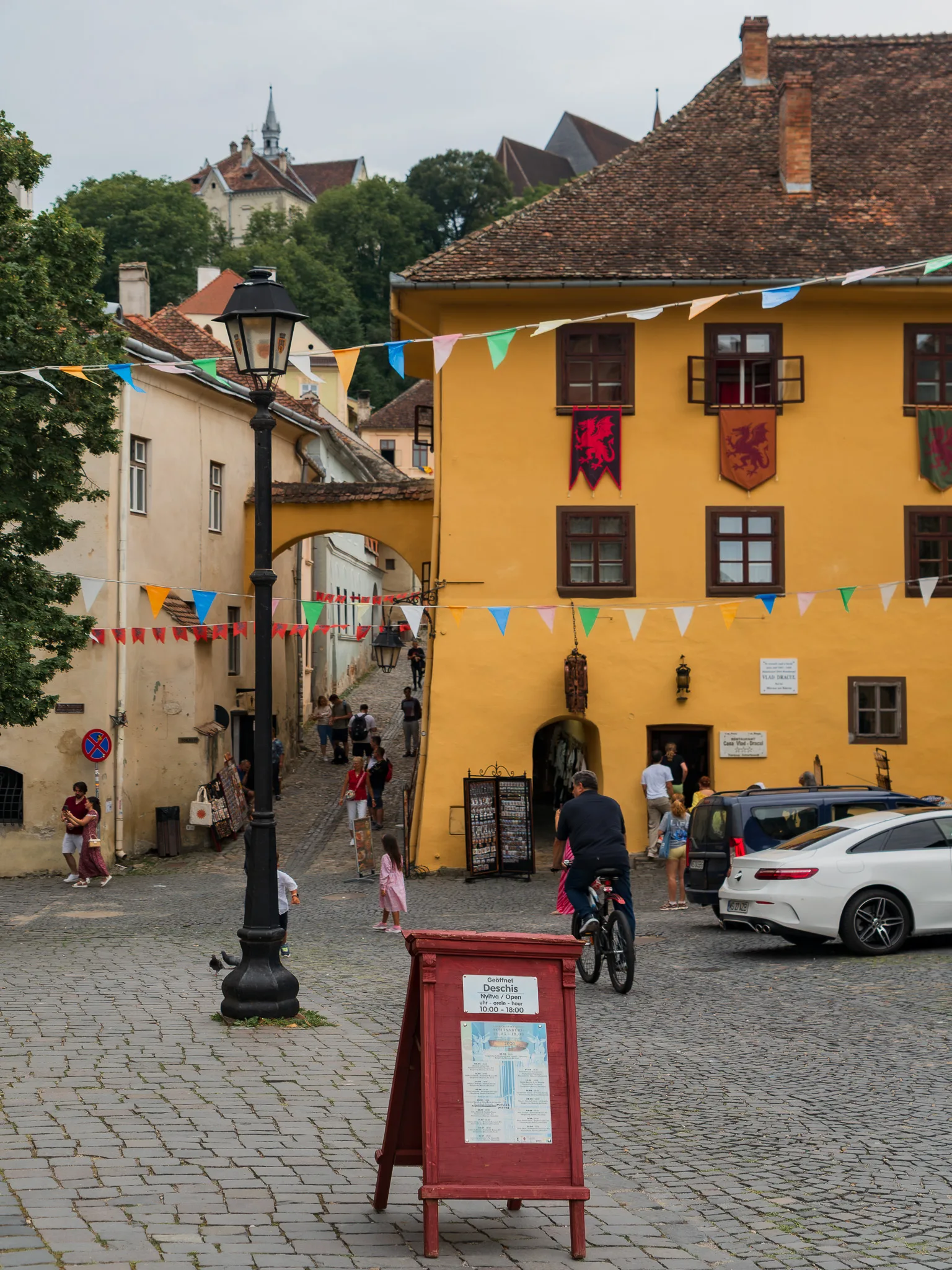 Dom Vlada Drakuli przy Placu Cytadeli w Sighișoarze.